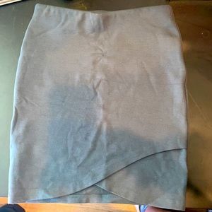 Aritzia gray mini skirt